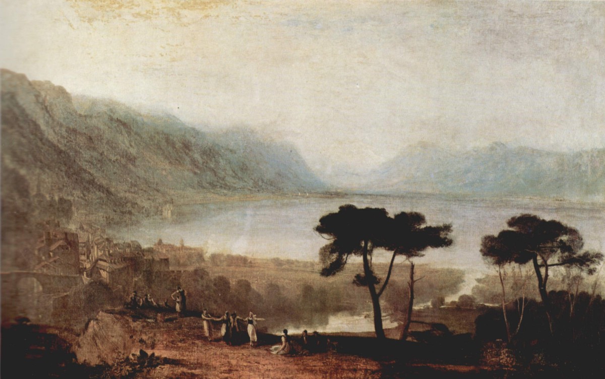 The Lake Geneva seen from Montreux by J.M.W. Turner