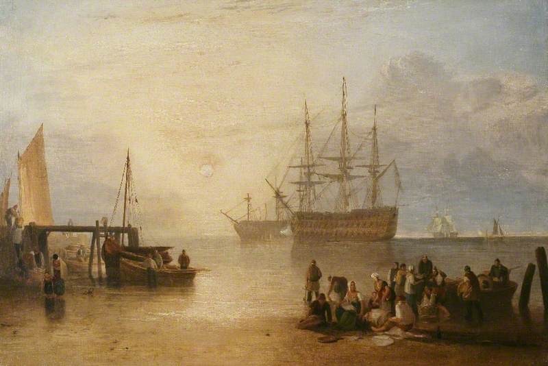 The Sun Rising Through Vapour by J.M.W. Turner