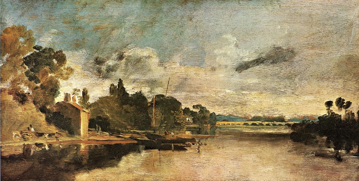 The Thames near Walton Bridges by J.M.W. Turner