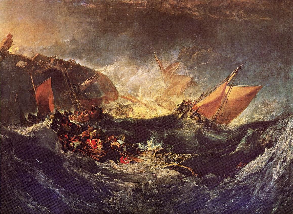 The Wreck of a Transport Ship by J.M.W. Turner