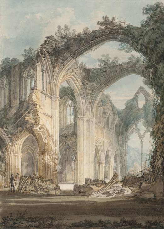 Tintern Abbey. The Crossing and Chancel, Looking Towards the East Window by J.M.W. Turner
