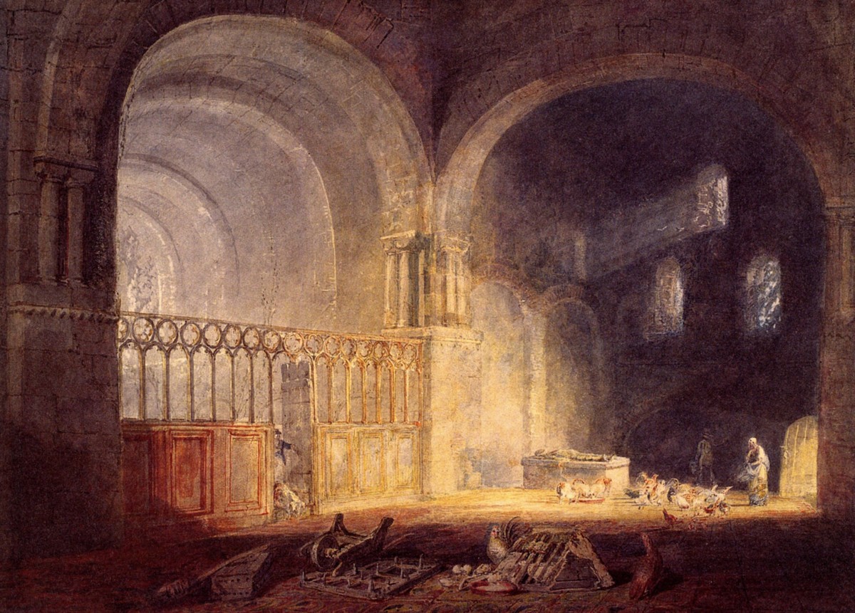 Transept of Ewenny Priory, Glamorganshire by J.M.W. Turner