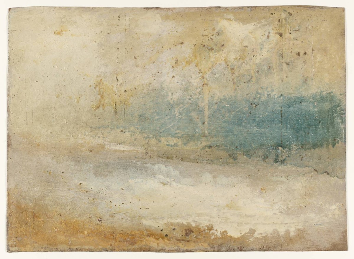 Waves Breaking on a Beach by J.M.W. Turner