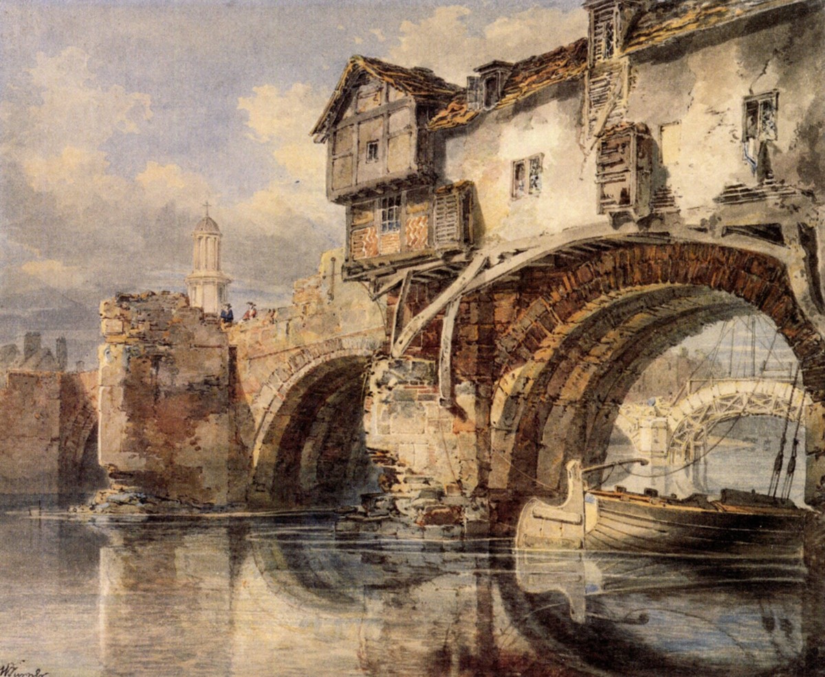Welsh Bridge at Shrewsbury by J.M.W. Turner