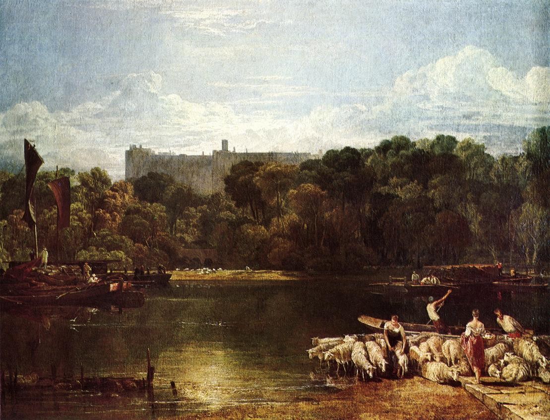 Windsor Castle from the Thames by J.M.W. Turner