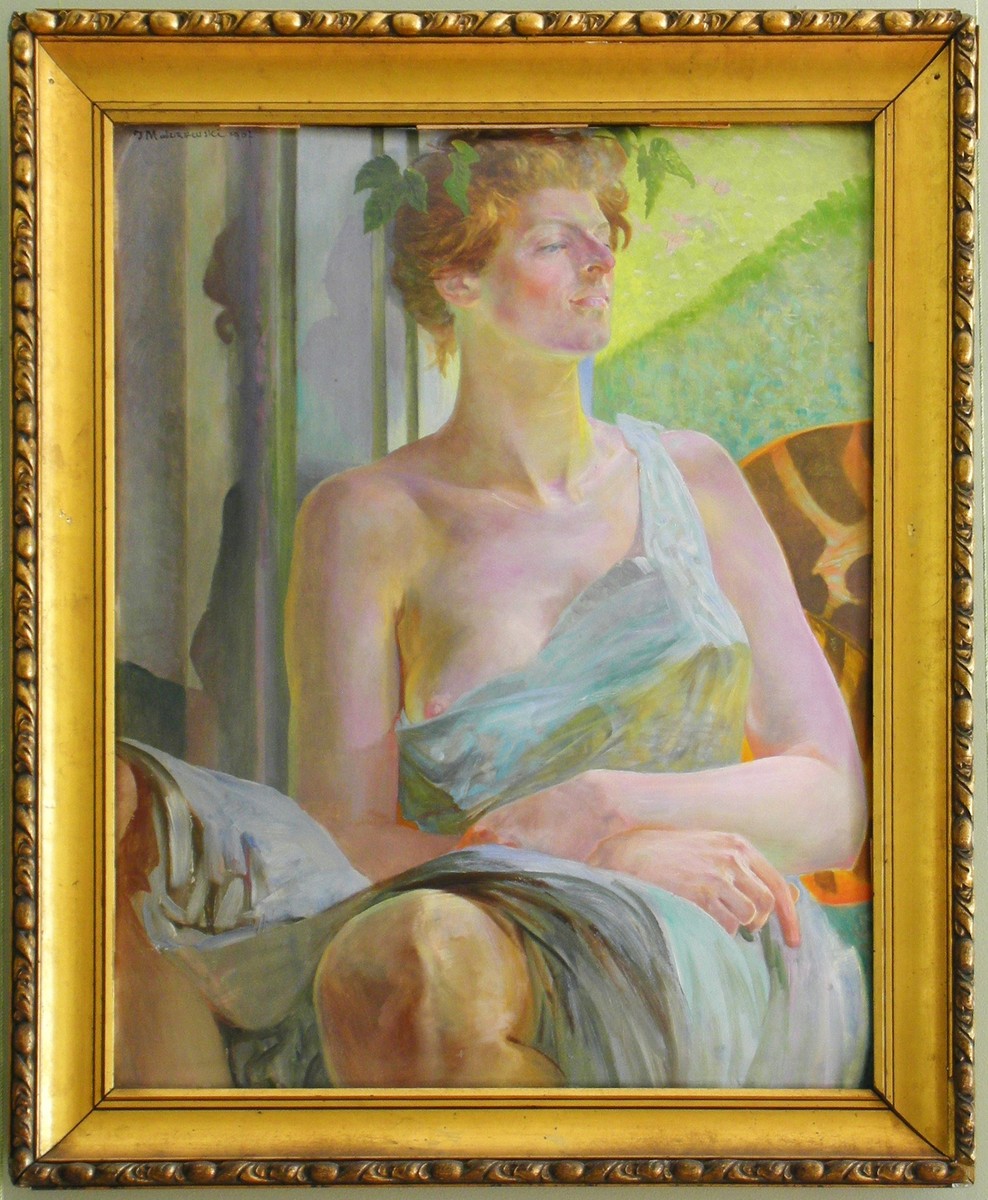 Bacchante (Portrait of Maria Bal) by Jacek Malczewski