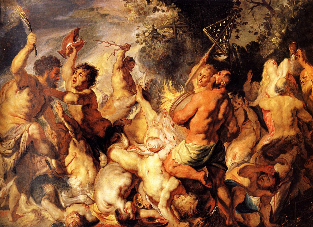 Lapiths and the Centaurs by Jacob Jordaens