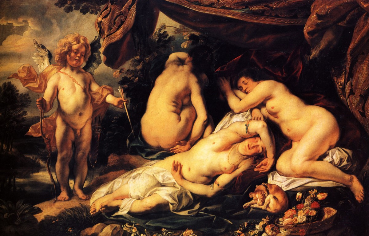 Love of Cupid and Psyche by Jacob Jordaens