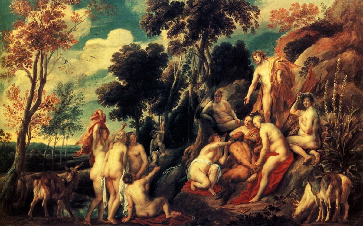 Pan punished by the Nymphs by Jacob Jordaens