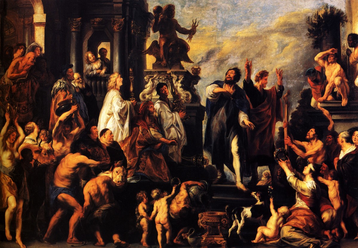 The Apostles, St. Paul and St. Barnabas at Lystra by Jacob Jordaens
