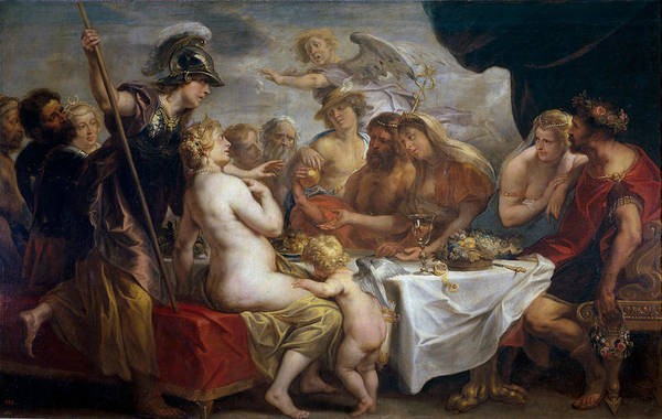 The Golden Apple of Discord by Jacob Jordaens