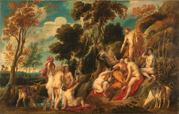 Treated by the Muses by Jacob Jordaens