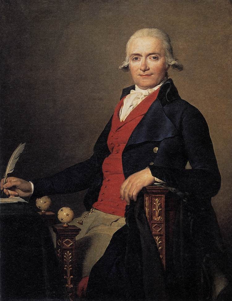 Gaspard Meyer or The Man in the Red Waistcoat by Jacques-Louis David