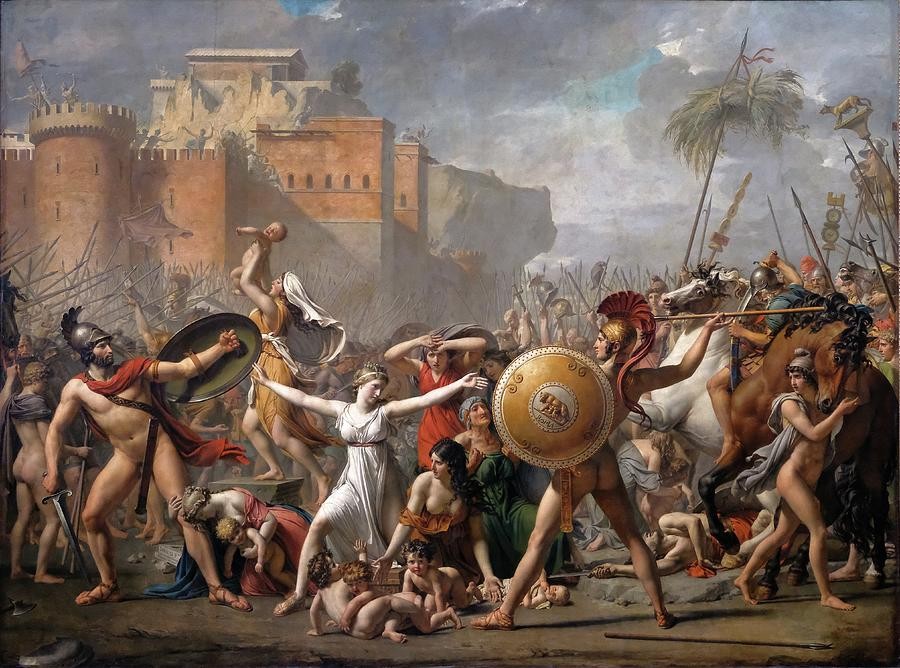 The Sabine Women by Jacques-Louis David
