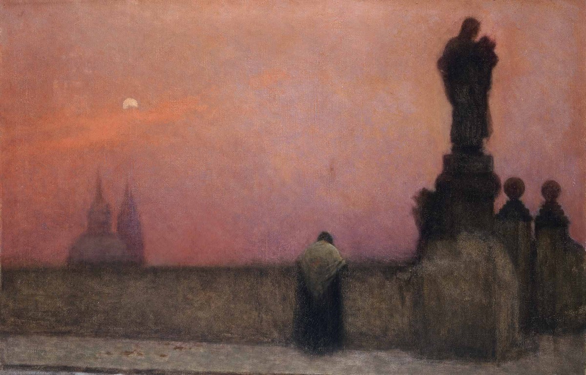 Dusk by Jakub Schikaneder