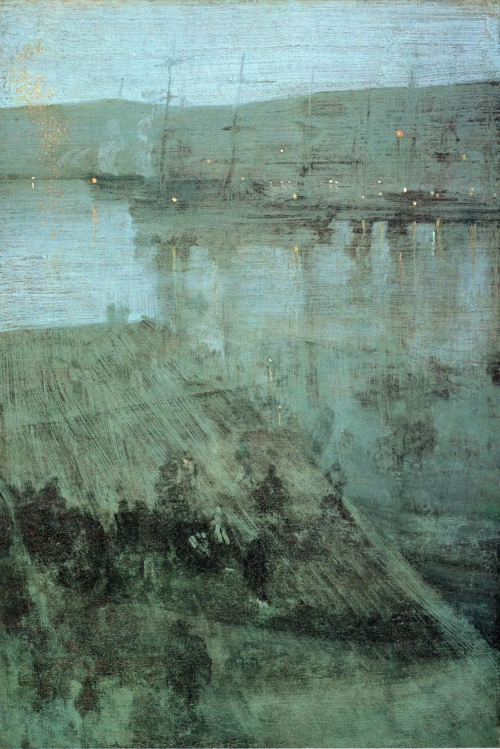 Nocturne in Blue and Gold Valparaiso Bay by James McNeill Whistler