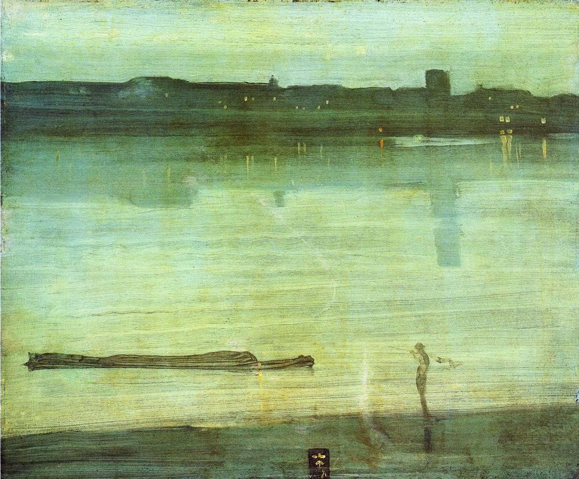 Nocturne in Blue and Green by James McNeill Whistler