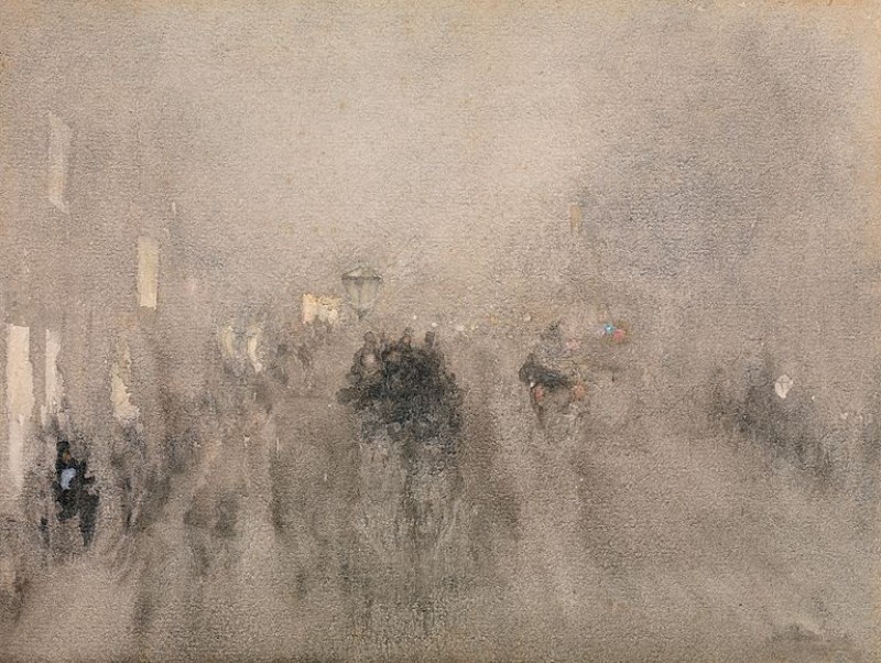Nocturne in Grey and Gold – Piccadilly by James McNeill Whistler