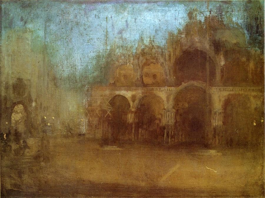 Nocturne: Blue and Gold - St Mark's, Venice by James McNeill Whistler