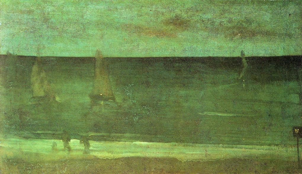 Nocturne: Blue and Silver - Bognor by James McNeill Whistler