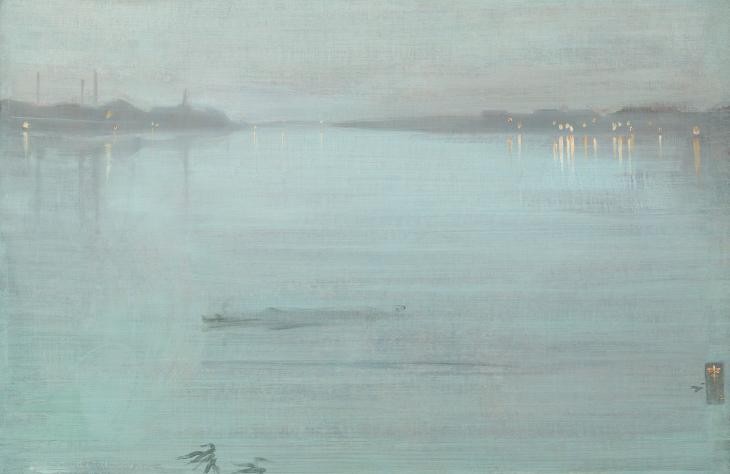 Nocturne: Blue and Silver – Cremorne Lights by James McNeill Whistler
