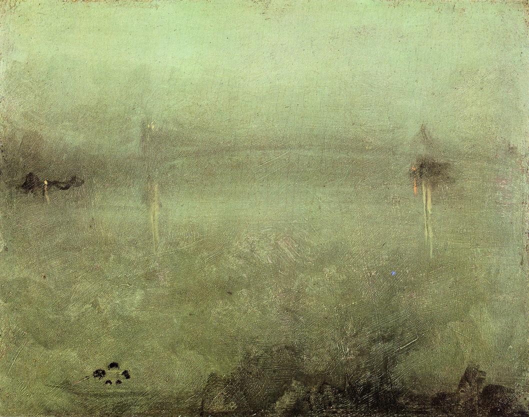 Nocturne: Silver and Opal – Chelsea by James McNeill Whistler