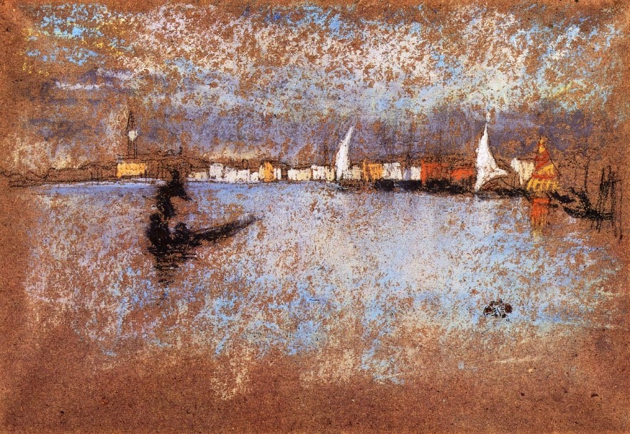 The guidecca Winter Grey and Blue by James McNeill Whistler
