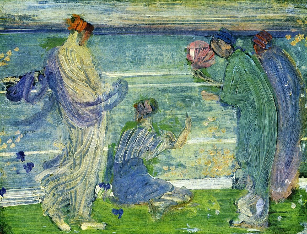 Variations in Blue and Green by James McNeill Whistler