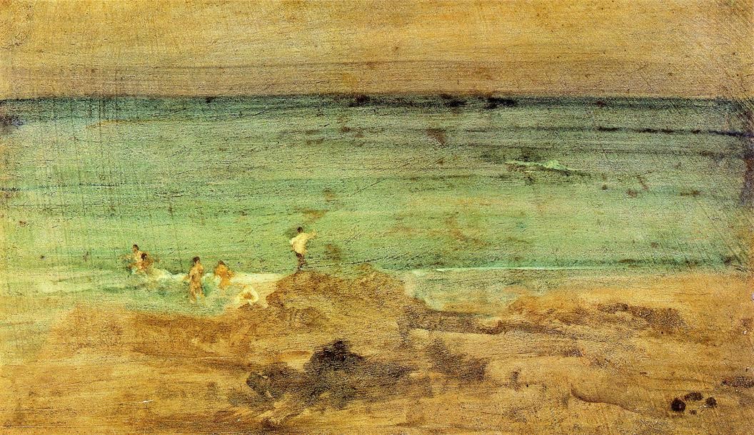 Violet and Blue: The Little Bathers by James McNeill Whistler