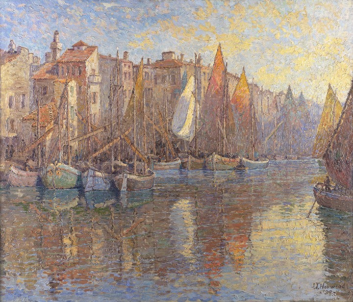 Boats of Chioggia, Italy by James Taylor Harwood