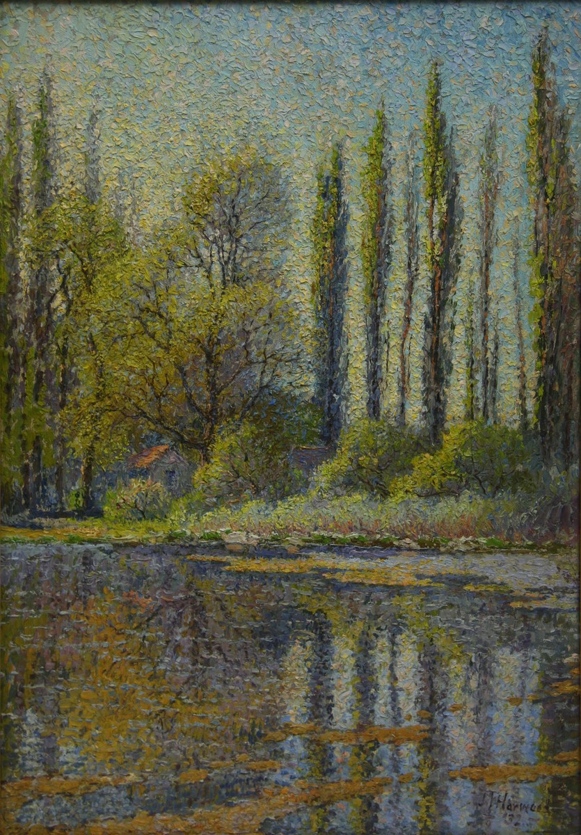 Poplars in Spring by James Taylor Harwood