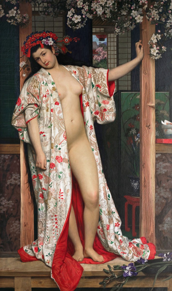 The Japanese woman in the bath by James Tissot