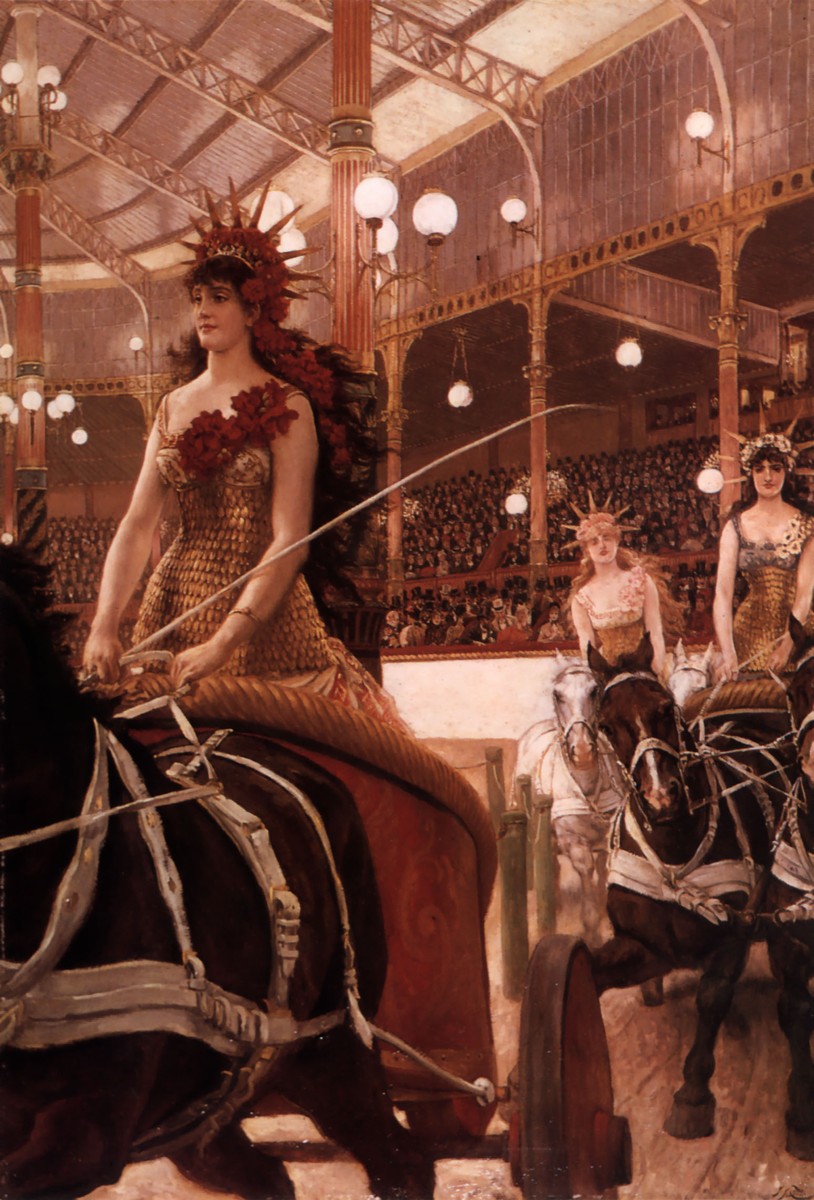 The ladies of the chariots by James Tissot