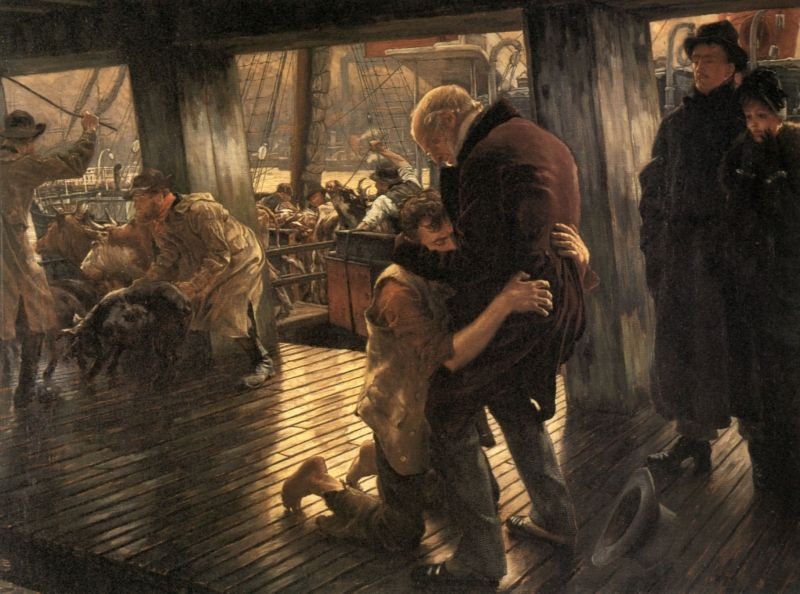 The Prodigal Son in Modern Life. The Return by James Tissot