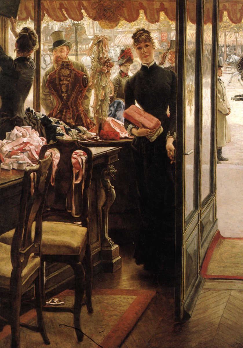 The Shop Girl by James Tissot