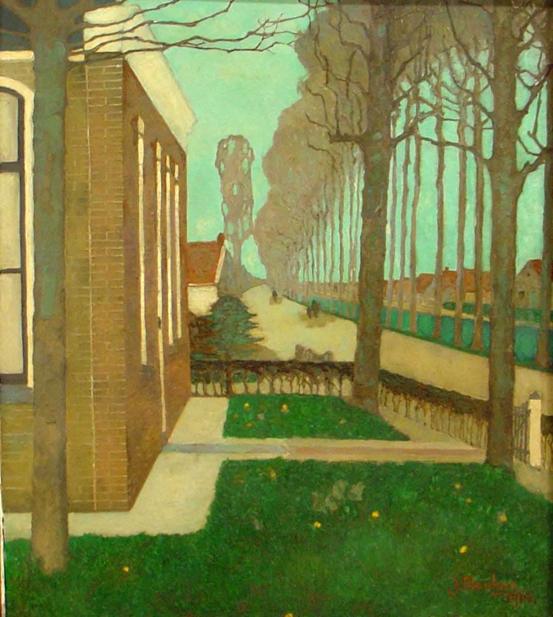 Road Along De Vaart in De Knijpe by Jan Mankes