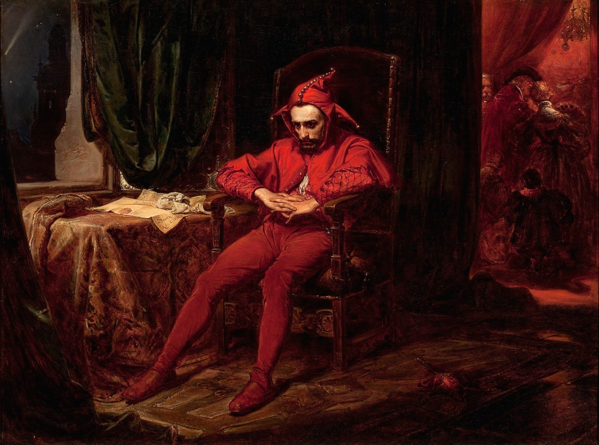 Stańczyk during a Ball at the Court of Queen by Jan Matejko