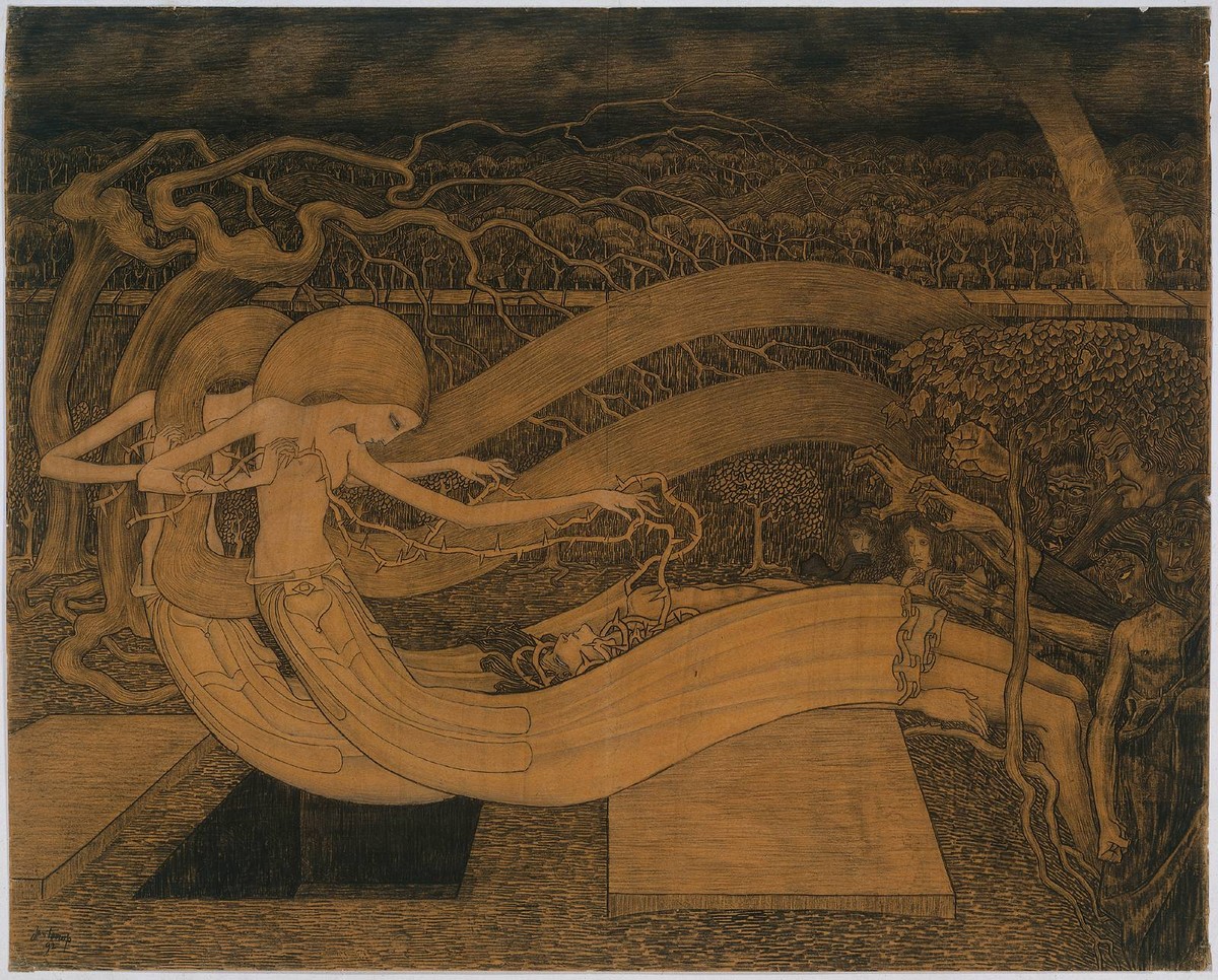 O grave, where is thy Victory by Jan Toorop