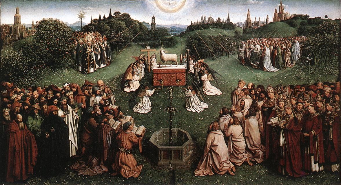 Adoration of the Lamb by Jan van Eyck