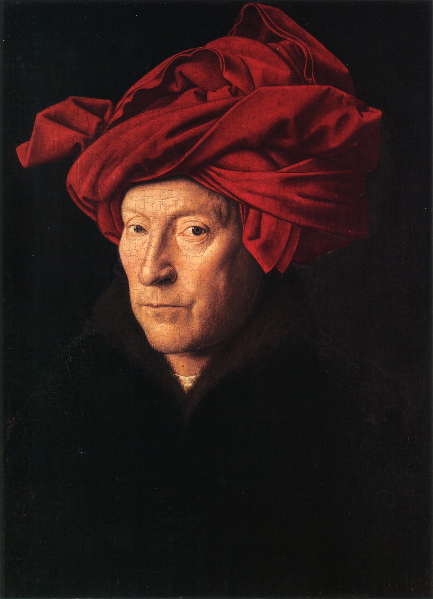 Portrait of a Man (Man in a Turban) by Jan van Eyck
