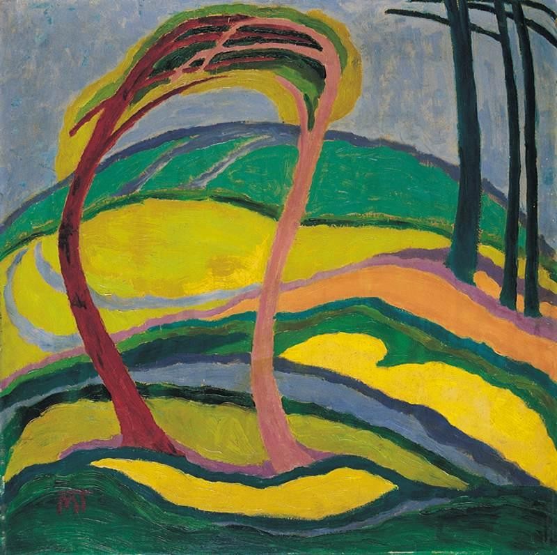 Landscape by Janos Mattis-Teutsch
