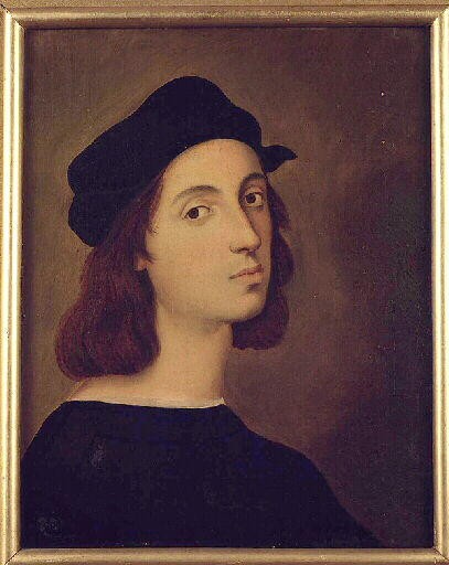 Portrait of Raphael by Jean Auguste Dominique Ingres