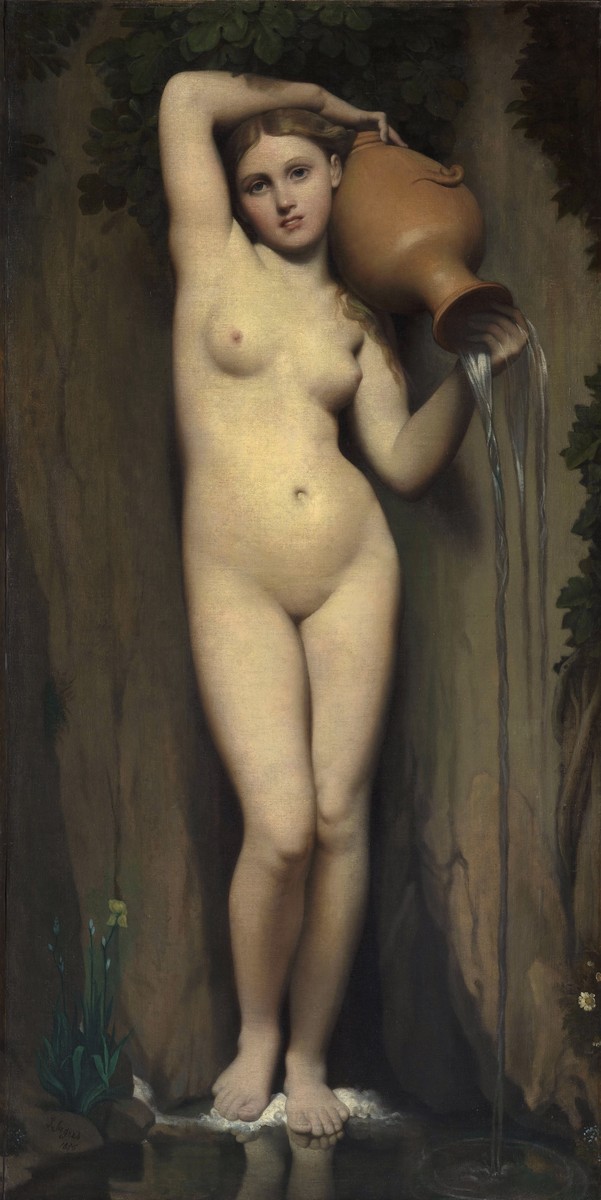 The Source by Jean Auguste Dominique Ingres