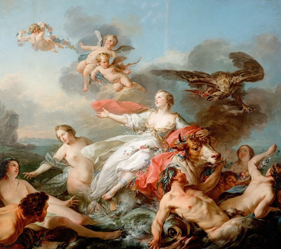 The Abduction of Europa by Jean Baptiste Marie Pierre