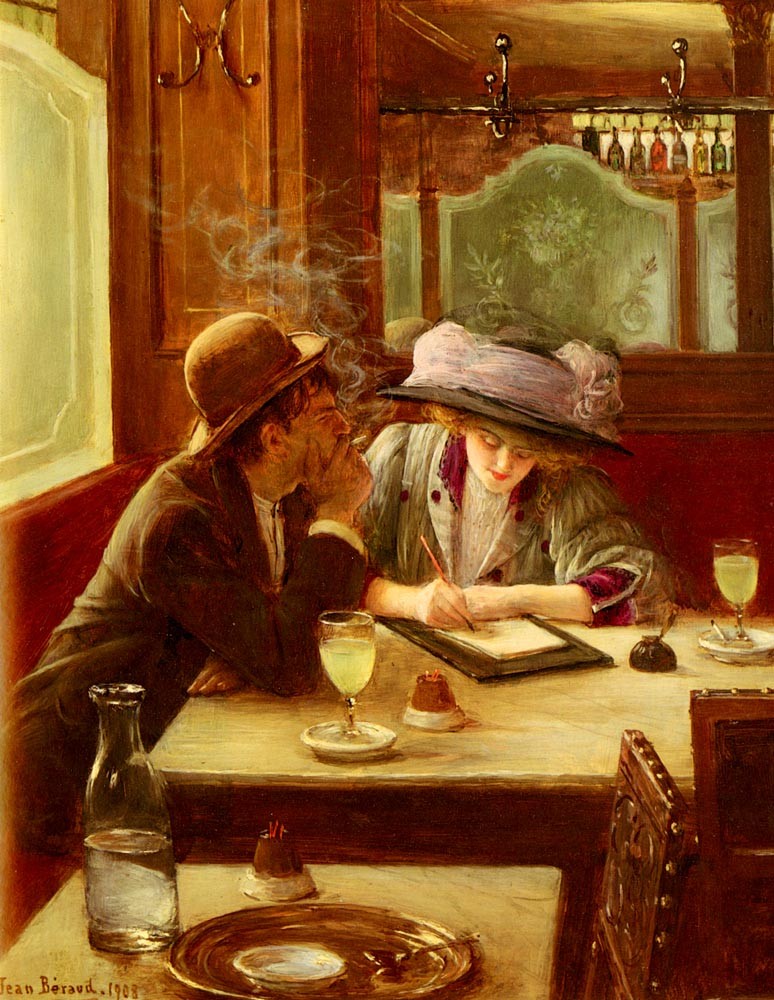 Le lettre by Jean Béraud