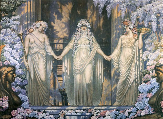 The Women of Eleusis by Jean Delville