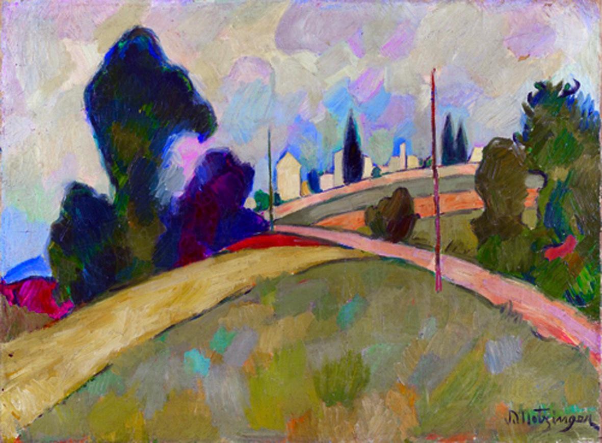 Le Chemin a travers les champs by Jean Metzinger