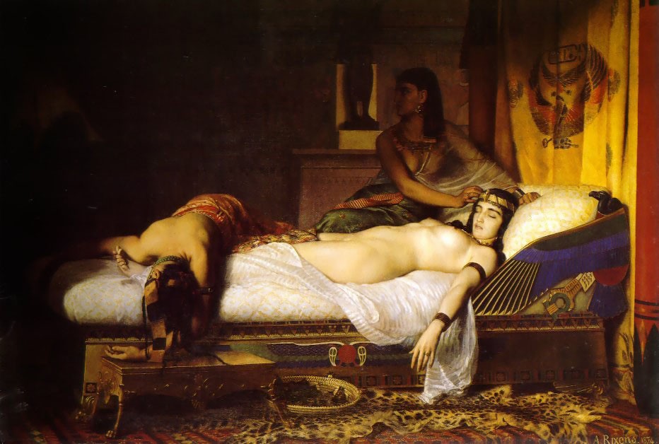 Death of Cleopatra by Jean-André Rixens