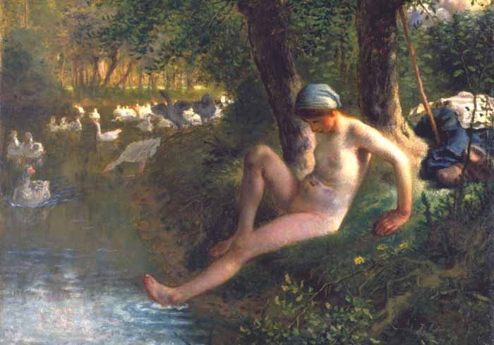The Goose Girl by Jean-Francois Millet