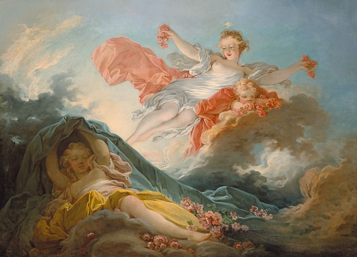 Aurora Triumphing over Night by Jean-Honore Fragonard